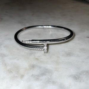 Silver Luxury Nail Bracelet